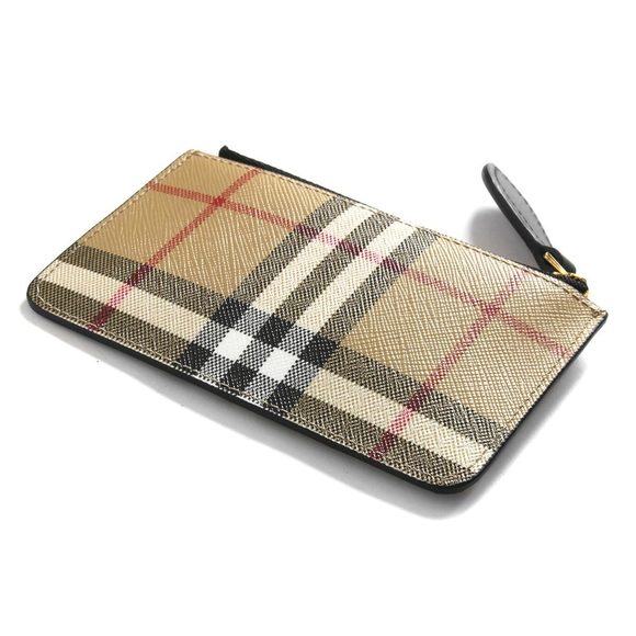 Burberry Coin Case Key Wallet Kelbrook Check Archive Beige LS CLF - Picture 5 of 5